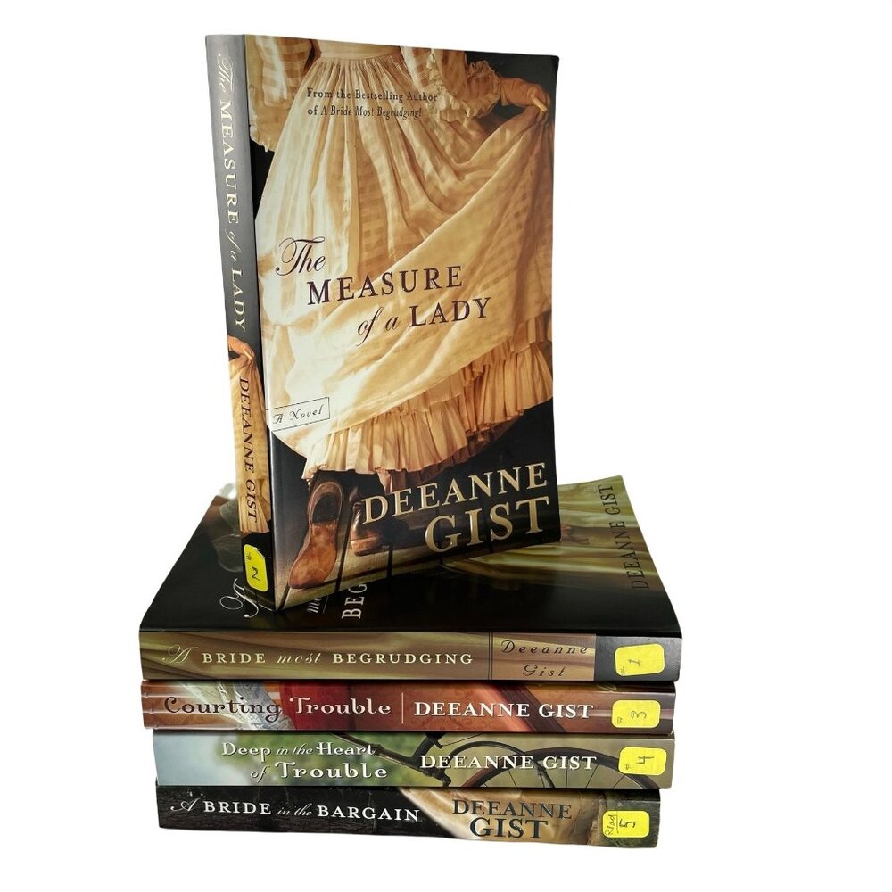 Deeanne Gist Romance Novels Paperback Lot 5 Measure of a Lady and More u